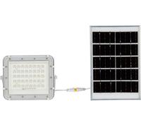 Projecteur LED Solar V-TAC 10W Télécommande, AUTO, Timer, IP65 Blanc VT-80W-W 4000K 800lm