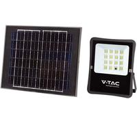 Projecteur LED Solar V-TAC 12W Télécommande, AUTO, Timer IP65 VT-55100 4000K 1200lm