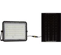 Projecteur LED Solar V-TAC 15W Télécommande, AUTO, Timer, IP65 Noir VT-120W 6400K 1200lm