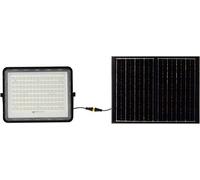 Projecteur LED Solar V-TAC 20W Télécommande, AUTO, Timer, IP65 Noir VT-180W 6400K 1800lm