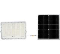 Projecteur LED Solar V-TAC 30W Télécommande, AUTO, Timer, IP65 Blanc VT-240W-W 6400K 2600lm