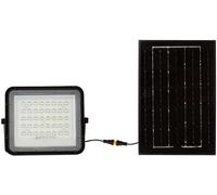 Projecteur LED Solar V-TAC 6W Télécommande, AUTO, Timer, IP65 Noir VT-40W 4000K 400lm