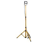 Zenitech - Projecteur LED sur trépied 1x20W pour chantier - Jaune - IP65