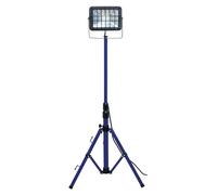 Projecteur LED sur trépied, 30 W, 2550 lm, indice de protection IP65, couleur bleue
