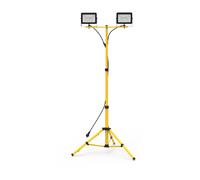 Projecteur LED trépied 2x50W 4000K IP44 Bobby Eko-Light