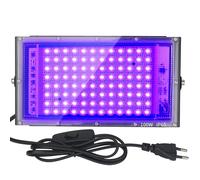 Projecteur LED UV 100 W, lumière noire violette, éclairage de fête, décoration de scène, lampe à lumière noire étanche IP65