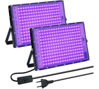 Projecteur Lumière Noire 150W, Led Lumières Noires Étanches Ip66, Lumières Uv Noires Pour Fluo Party, Disco Dj, Éclairage De Scène
