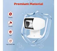 Projecteur marin - Projecteur portable - Rotation à 360° - Télécommande - Étanche - Halogène - Blanc