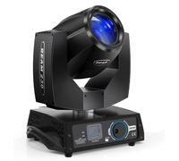 Projecteur mobile à faisceau - 230W - Projecteur à tête pivotante - 16 canaux DMX512 - 16 gobos - Activation par son - Idéal pour DJ, concerts, clubs - Prise européenne