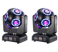 Projecteur mobile,DMX, technologie LED RGBW, prise européenne