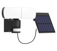 Projecteur mural solaire LED XANLITE, 2 têtes, indice de protection IP44, détecteur de mouvement, 1500 lumens