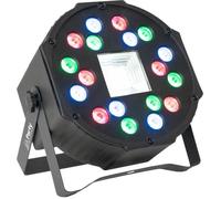 Projecteur PAR DMX à LED - PARTY LIGHT & SOUND - PARTY-PAR-STROBE - PAR + stroboscope - 8 canaux DMX - 18 RGB/36 strobe