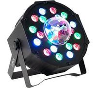 PROJECTEUR PAR Party Sound & Light PARTY-PAR-ASTRO - 7 canaux DMX A LED, 18 LED RVB, AVEC ASTRO, Effet Astro 3 LED, Etrier