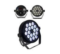 Projecteur PAR PRO - - 18 x 10 W - RGBW (4 en 1) - DMX - Extra-plat en aluminium