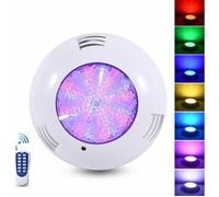 Projecteur piscine LED - OKZ - 35W extra-plat - RGB multicolore - Dimmable télécommande - IP68 submersible 12V AC