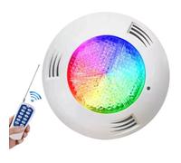 Projecteur Piscine LED Remplie de Résine , RGBW Ampoules de Piscine , 35W Lampe Piscine extra-plats RGB Dimmable Multicolore Chang
