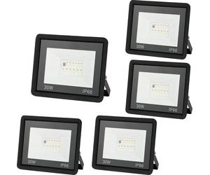 Projecteur RGB, télécommande, design résistant aux intempéries, 30W 4PCS