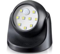 Projecteur sécurité LED sans fil avec capteur PIR éclairage extérieur sur piles non incluses