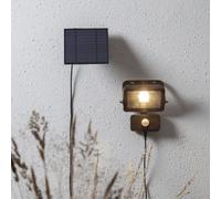 Projecteur solaire à LED 'Powerspot' - blanc chaud - 800lm - avec détecteur de mouvement et capteur de lumière - H : 16cm