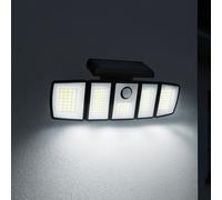 Lumisky Projecteur solaire ANDOVER XL – LED 1000LM, détecteur de mouvement, blanc froid, 31 cm
