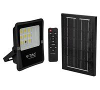 Projecteur solaire - IP65 - boîtier noir - 400 lumens - 4000K
