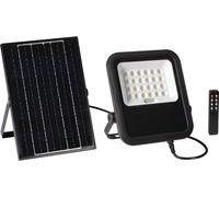 Projecteur solaire LED 10 W noir FL SONE SLR avec télécommande, IP65, Kanlux