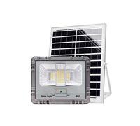 Projecteur Solaire LED 10W IP67 avec Batterie 10000mAh avec Panneau 12W Gris