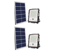 Projecteur solaire LED 10W OPTEX avec panneau solaire déporté et détecteur de mouvement - Noir