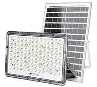 Projecteur Solaire LED 17 W avec Panneau Solaire 20 W et Détection Automatique Avizar Gris