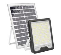 Avizar, projecteur solaire à LED 20 W, 25 000 mAh, pour éclairage extérieur, noir