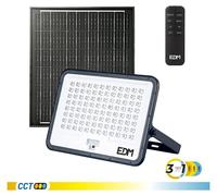 Projecteur Solaire Led 3 Cct éclairage Solaire Puissant 3200 Lm, 3 Températures De Couleur - Edm