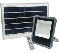 Projecteur Solaire LED 30W IP65 Dimmable (Panneau Solaire et Télécommande Inclus) - Blanc Froid 6000K - 8000K