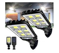 Projecteur Solaire - LED - 600W - Détecteur de Mouvement - Noir - 2PCS - Extérieur
