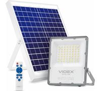 Projecteur solaire LED Videx avec lampe halogène, mode automatique, 2800 lm, indice de protection IP65 + télécommande