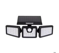 Projecteur solaire mural TERRE JARDIN 3 têtes 70 LED avec détecteur de mouvement 650 lumens