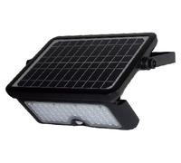 Projecteur solaire noir - IP44 - 10W - 1100 lumens - 4000K