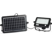 Projecteur solaire noir - Twin-Pad détachable - IP65 - 10W - 1100 lumens - 4000K