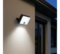 Lumisky Projecteur solaire applique murale orientable LED blanc froid à fixer FLICKY H15cm