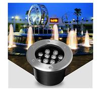 Projecteur Sous-marin Intégré Spot Led Encastrable Acier Inoxydable IP68 100% Étanche 12V Tension de Sécurité Extérieur Jardin Piscine Fontaine Rocaille Sous-marin Éclairage ( Couleur : Jaune , Taille