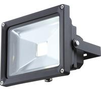 Spot DEL applique extérieure luminaire mural aluminium gris sombre verre clair