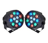 PROJECTEURS IBIZA A LED Pack Light 2 PAR MINI RGBW