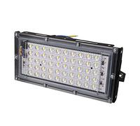 Projecteurs LED en plastique Projecteurs LED 50W 220V Projecteurs extérieurs IP65 Lampadaire étanche Blanc Projecteurs RVB Ampoule Lampe à incandescence Chaîne Chaîne d ' économie d ' énergie à