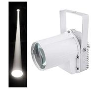 Projecteurs pin spot, 3W Spotlight LED Blanche Faisceau, Pinspot Lumière Mirror Balls DJ Disco Effet Lampe