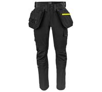 Projob - Pantalon de travail pour hommes "5551", modèle ET1227 (taille 32R), couleur noire