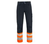 Projob - Pantalons de travail "6533" pour hommes/femmes, unisexes, vêtements de signalisation ET1173 (taille 32S) (orange)