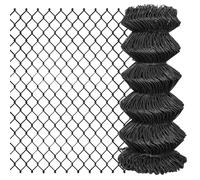 Prolenta Premium - Clôture en grillage 25 x 0,8 m acier Gris
