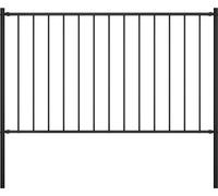 Prolenta Premium - Panneau de clôture avec poteaux Acier revêtu par poudre 1,7 x 1,25 m