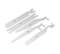 Prolocksmithtools Lot de 5 outils de crochetage de serrurier professionnel pour ouverture rapide