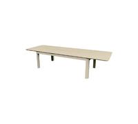 Table de jardin extensible aluminium - Darius - L.230/350 x l.76.5 cm - 10/16 personnes
