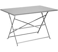 Table de jardin pliante acier époxy - Cuba - L.110 x l.70 cm - 4 personnes